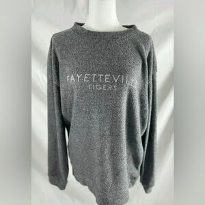 Boxercraft FAYETTEVILLE TIGERS PULL OVER woman’s size XL dark gray long sleeve